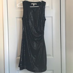 Gorgeous black sequin sleeveless dress.